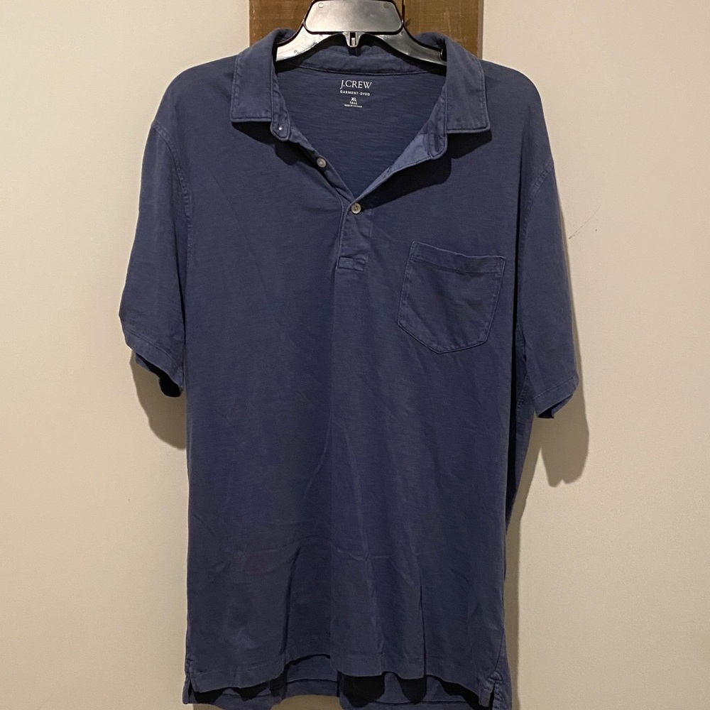 J. Crew Men's Polo in Rich Navy